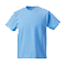 Camiseta Clasica Manga Corta para Niño Promocional color Azul Cielo