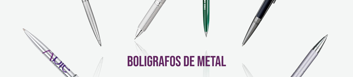 Bolígrafos de metal personalizados para empresas y eventos